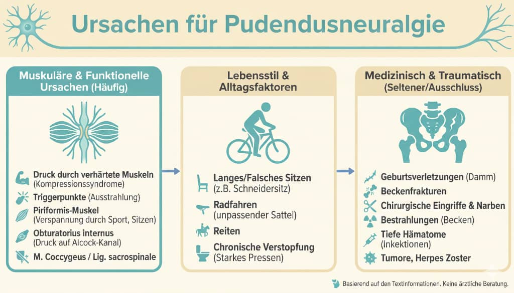 Ursachen für Pudendusneuralgie – Unter der Gürtellinie – Praxis Renate Bruckmann