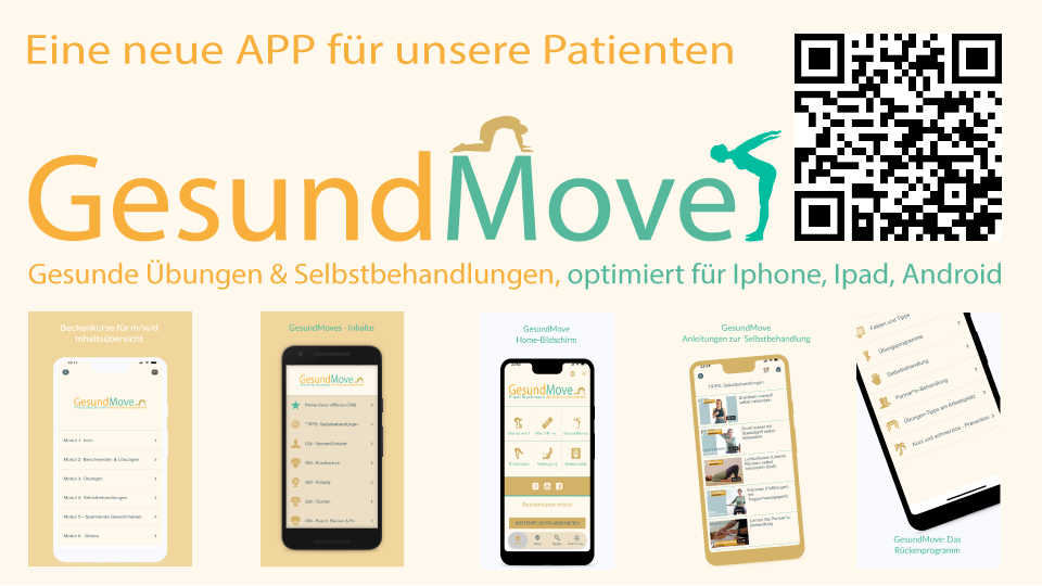 GesundMove - eine APP für unsere Patienten